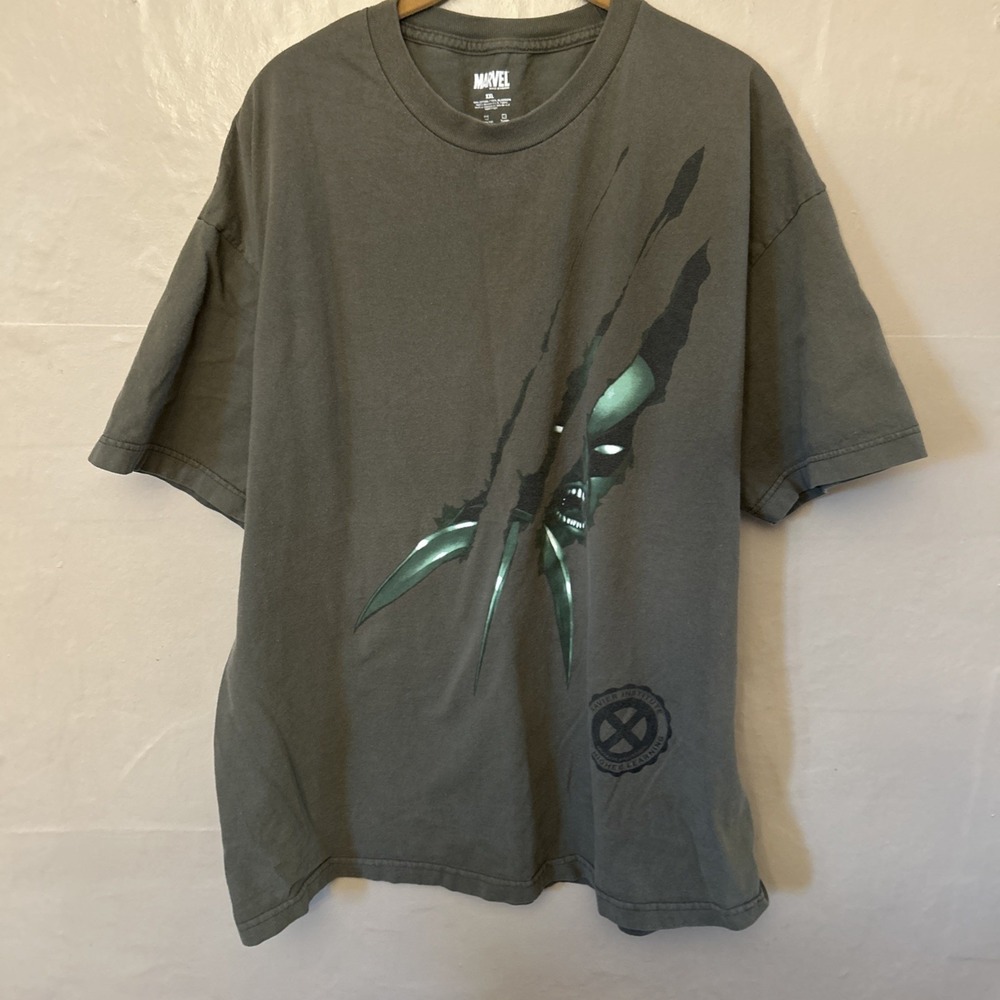 Marvel‎ Olive Green T Shirt 2XXL Marvel Top